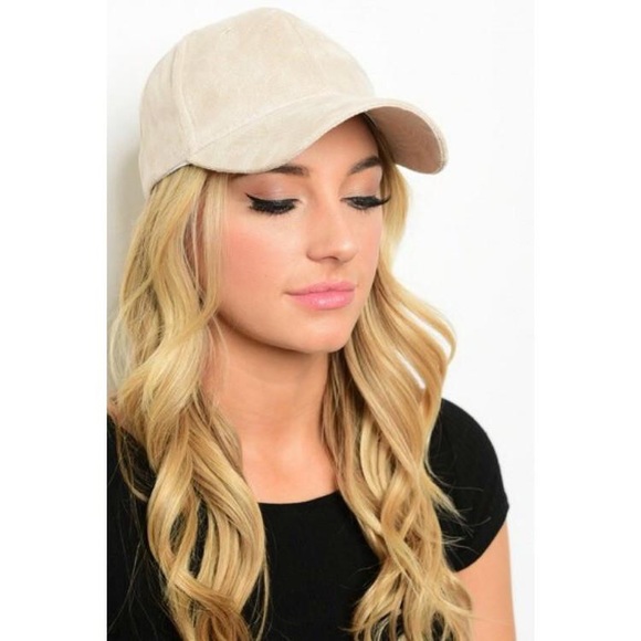 Accessories - NWT Faux Suede Baseball Cap